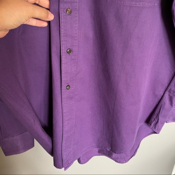 CHAPS RALPH LAUREN long sleeve casual button down vintage size large - Picture 7 of 11